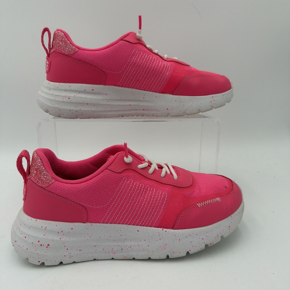 Hey Dude Sirocco Alta Essentials Pink Slip On Shoes‎ Sneakers Size J5
